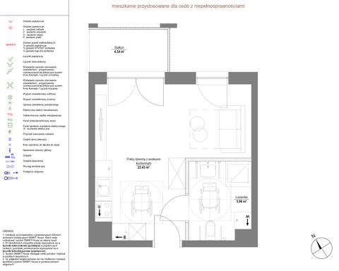 Plan 1 pok. 29m²