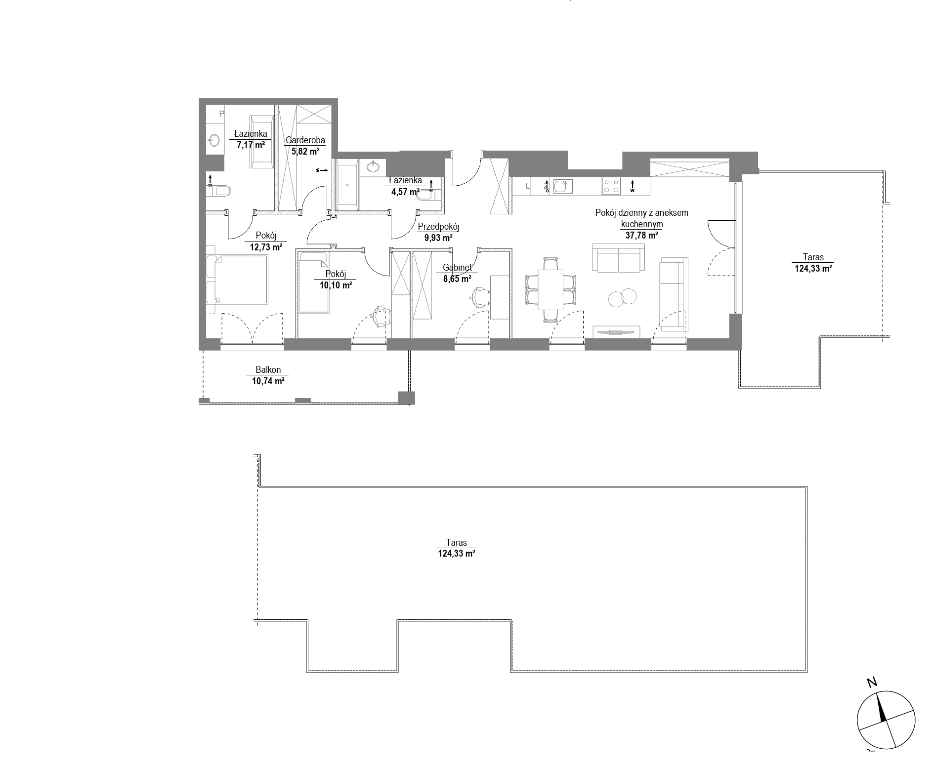 Plan 4 pok. 97m²