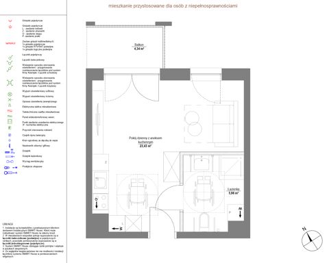 Plan 1 pok. 29m²