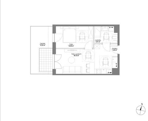 Plan 2 pok. 41m²