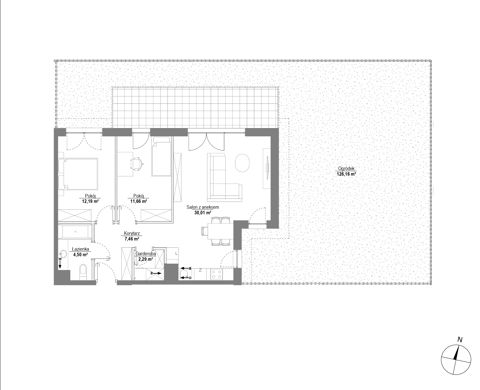 Plan 3 pok. 68m²