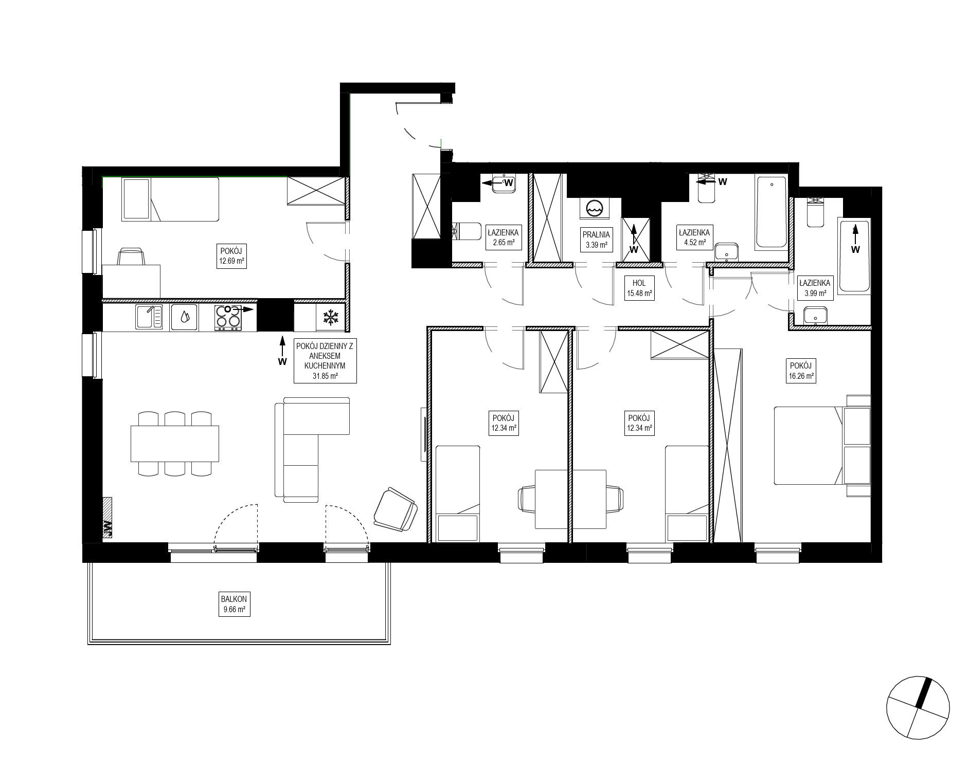 Plan 5 pok. 116m²
