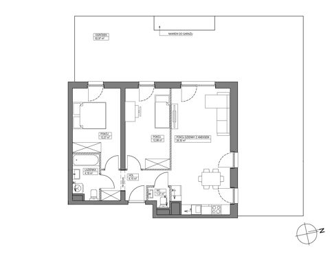 Plan 3 pok. 63m²