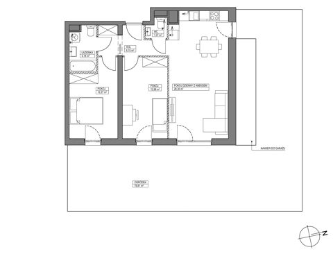 Plan 3 pok. 63m²