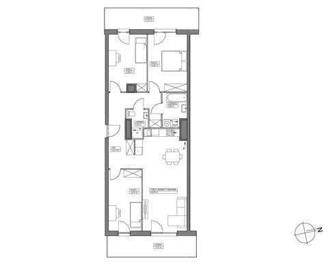 Plan 4 pok. 90m²