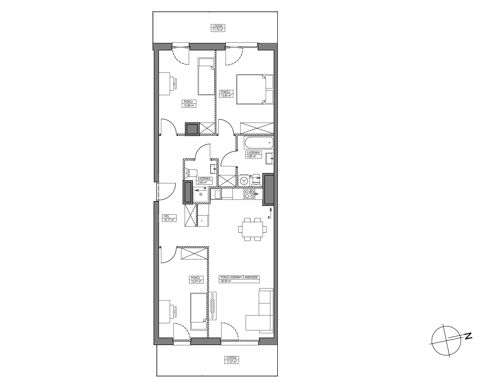 Plan 4 pok. 90m²