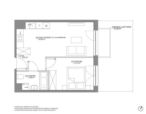 Plan 2 pok. 38m²