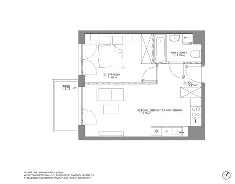 Plan 2 pok. 38m²