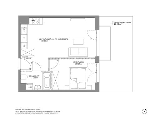 Plan 2 pok. 42m²