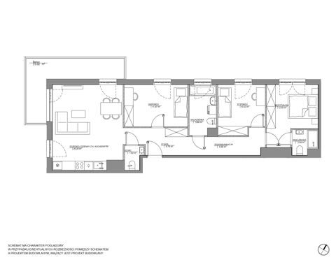 Plan 4 pok. 84m²
