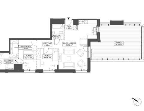 Plan 3 pok. 79m²