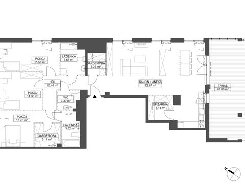 Plan 4 pok. 136m²