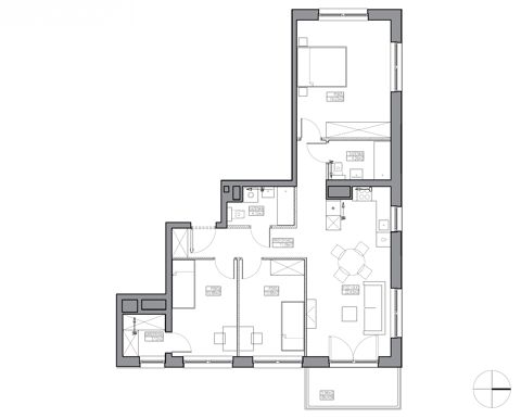 Plan 4 pok. 86m²
