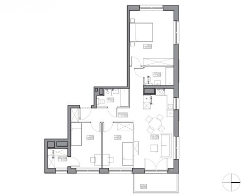 Plan 4 pok. 86m²