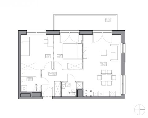 Plan 3 pok. 67m²