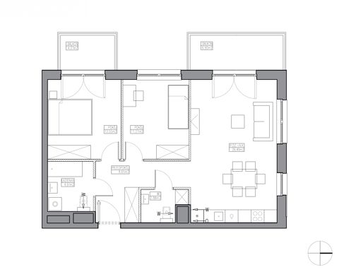 Plan 3 pok. 67m²