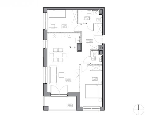 Plan 3 pok. 68m²