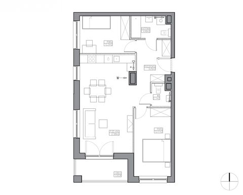 Plan 3 pok. 68m²
