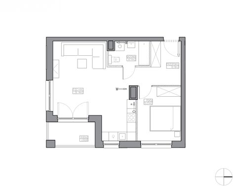 Plan 2 pok. 49m²