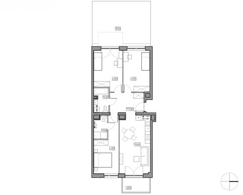 Plan 4 pok. 83m²