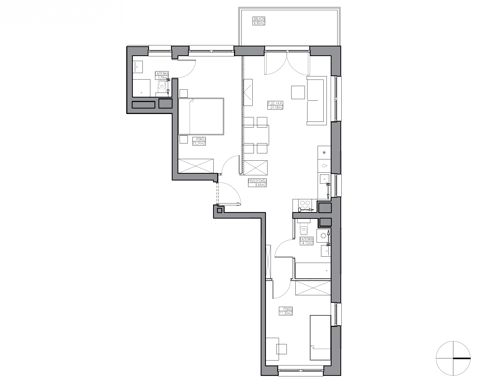 Plan 3 pok. 67m²