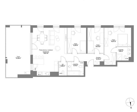 Plan 4 pok. 101m²