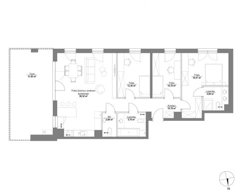 Plan 4 pok. 101m²