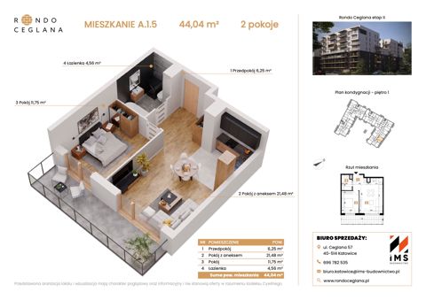 Plan 2 pok. 44m²
