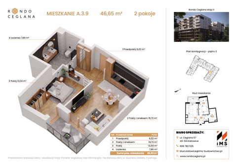 Plan 2 pok. 47m²