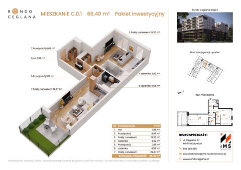 Plan 0 pok. 66m²
