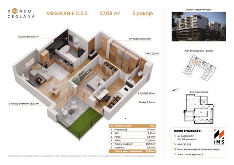 Plan 3 pok. 67m²