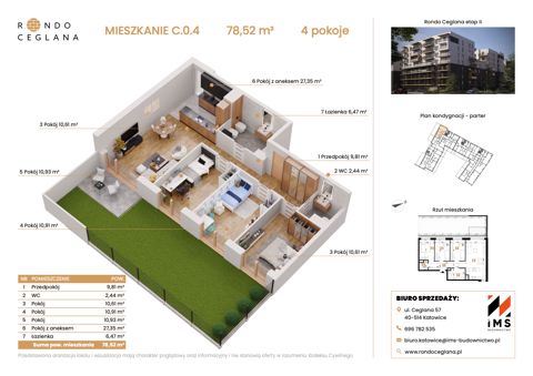 Plan 4 pok. 78m²