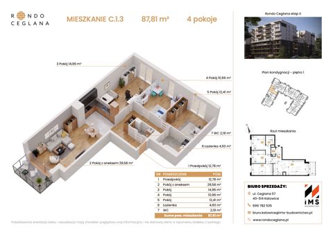 Plan 4 pok. 88m²