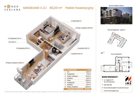 Plan 0 pok. 80m²