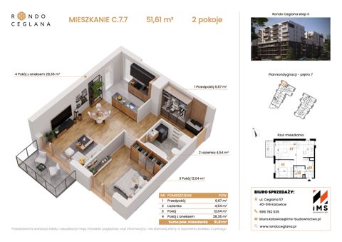 Plan 2 pok. 52m²