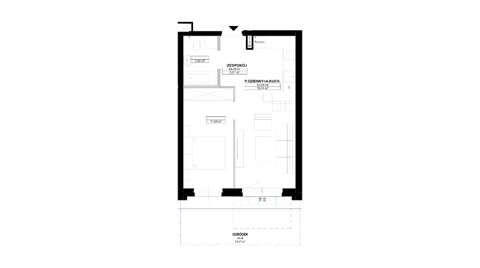 Plan 2 pok. 38m²