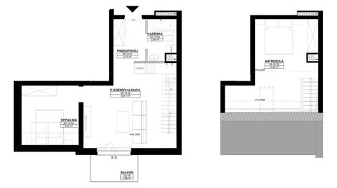 Plan 3 pok. 55m²