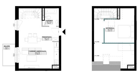 Plan 3 pok. 59m²