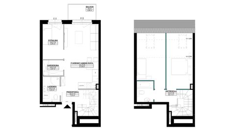 Plan 3 pok. 68m²