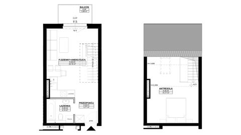 Plan 2 pok. 44m²