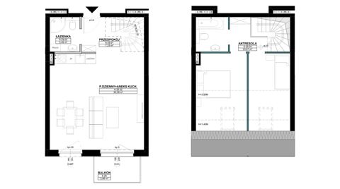 Plan 3 pok. 65m²