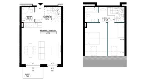 Plan 3 pok. 64m²