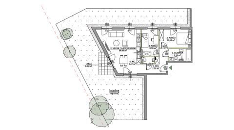 Plan 3 pok. 64m²