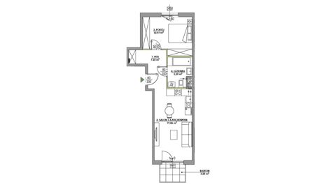 Plan 2 pok. 45m²