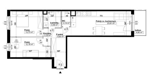 Plan 3 pok. 68m²