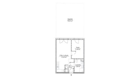 Plan 2 pok. 43m²