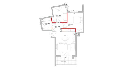 Plan 3 pok. 58m²