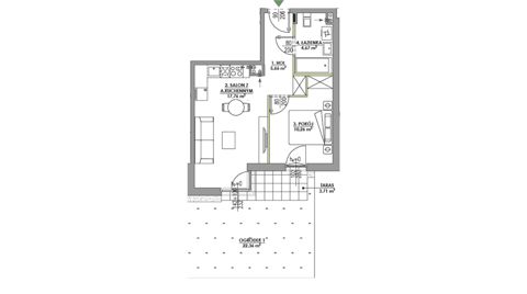 Plan 2 pok. 38m²