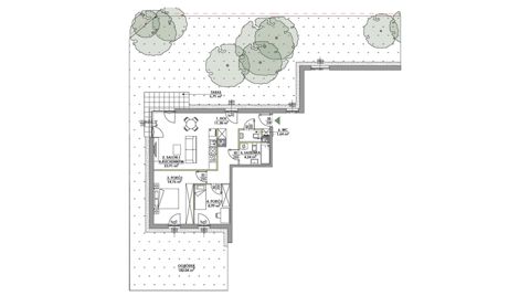 Plan 3 pok. 65m²
