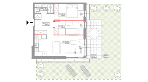 Plan 3 pok. 51m²